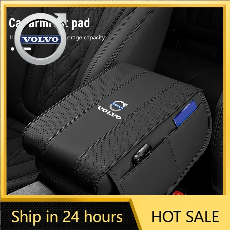 

Steering Covers Car Armrest Heightened Pad Memory Cotton Storage Cushion For Volvo Xc60 Xc90 V40 V60 S60 V50 V90 S80 C40 XC40 V7