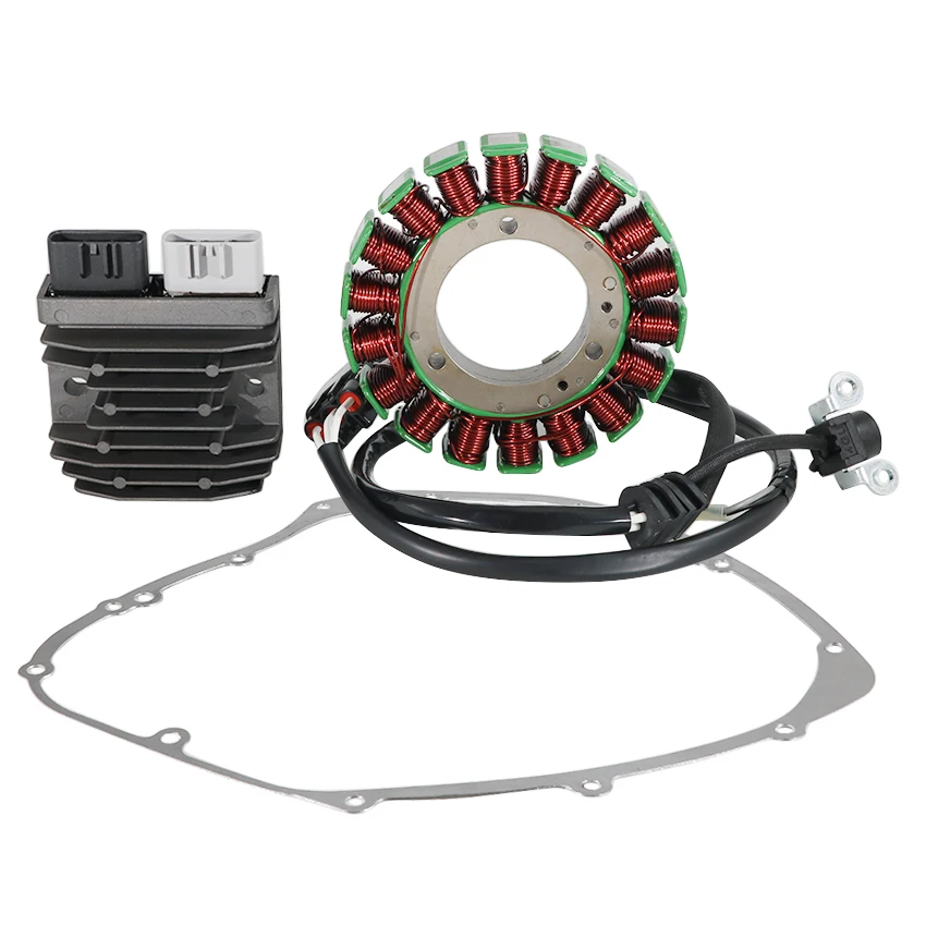 Passend für Yamaha XVS1300 XVS1300A XVS1300CT XVS1300CTF XVS1300CU V-Star Racer Bolt R-Spec Regulator Magneto Stator Coil Gasket Ki – Detail 1