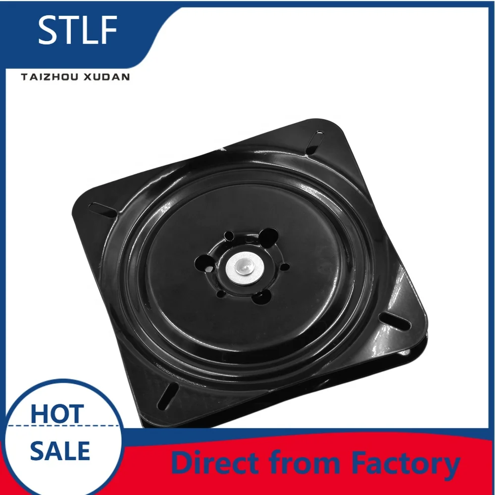 

stlf Modern Metal Square Swivel Stool Replacement Heavy Duty Ball Bearing Swivel Base Mount Plate 360 Rotation Furniture