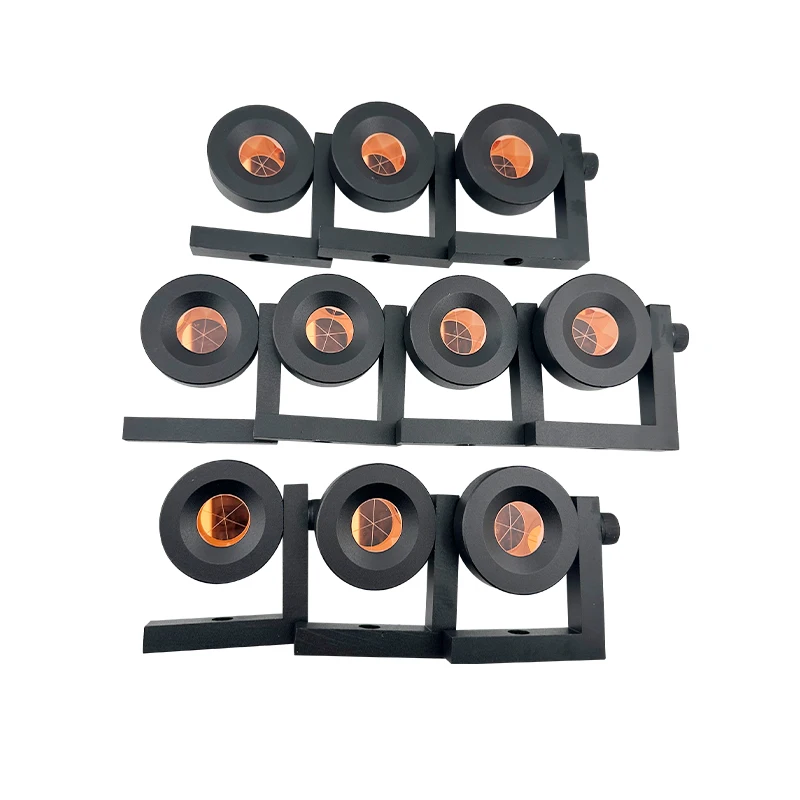 

10PCS Equivlent GMP104 Copper-coated 90 Degree Mini Prism L Bar Monitoring Prism Replacement For Leca Total Station Reflector