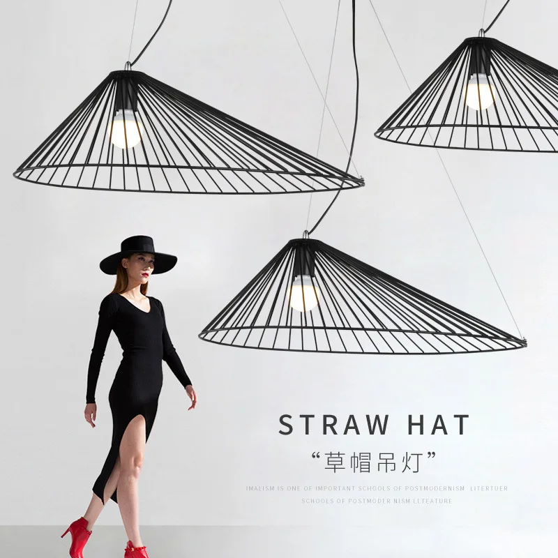 

Industrial Art Pendant Light with Creative Lampshade for Clothing Store and Living Room