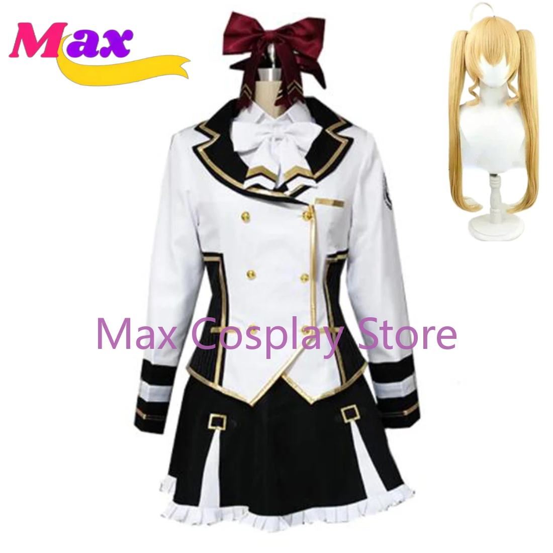 Max Cos VTuber Hololive Takamiya Rion Cos Cosplay Costume Uniform Christmas Halloween Custom Made Any Size