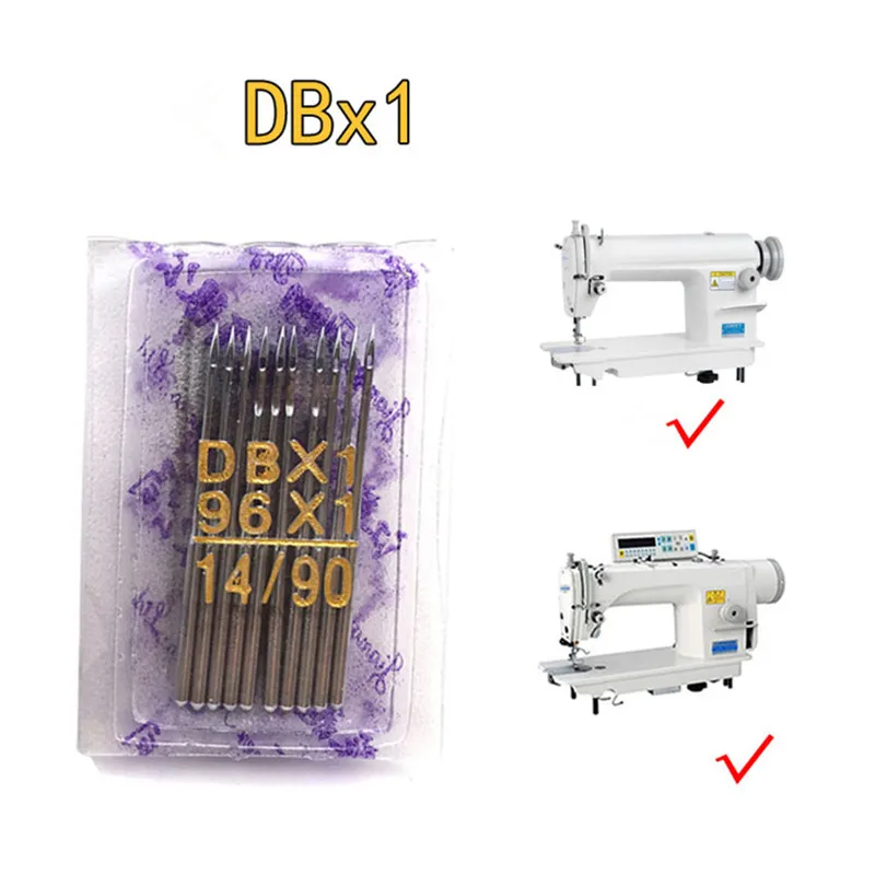 Industrial Lockstitch Sewing Machine Needles, JUKI DDL-555 Singer Brother, 9/65, 11/75, 12/80, 14/90, 16/100, 18/110 DB * 1