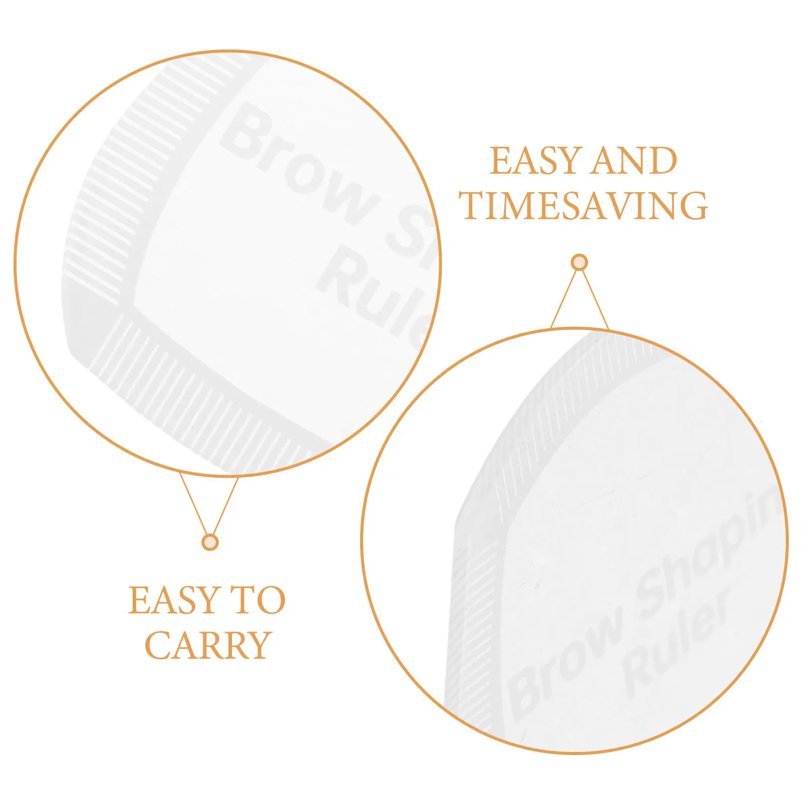 Professional Eyebrow Shaping Stencil Template Reusable Plastic Brow Mapping Ruler for Salon-Grade Symmetrical Brows Instant