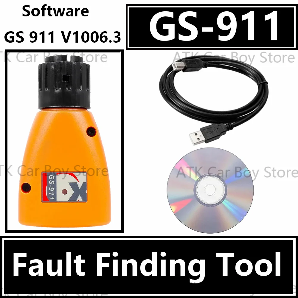 Fault Finding Tool GS-911 Software Version V1006.3 Support ECU For B-MW Motorcycle Diagnostic Fault Codes Before 2010 Latest