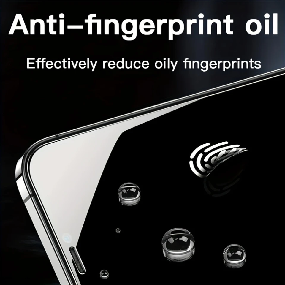 NNBILI 2 Piezas Vidrio Templado de Privacidad de Cobertura Completa para iPhone 17 16 15 14 13 12 11 Pro Max Compatible con Funda, Sin Burbujas 2