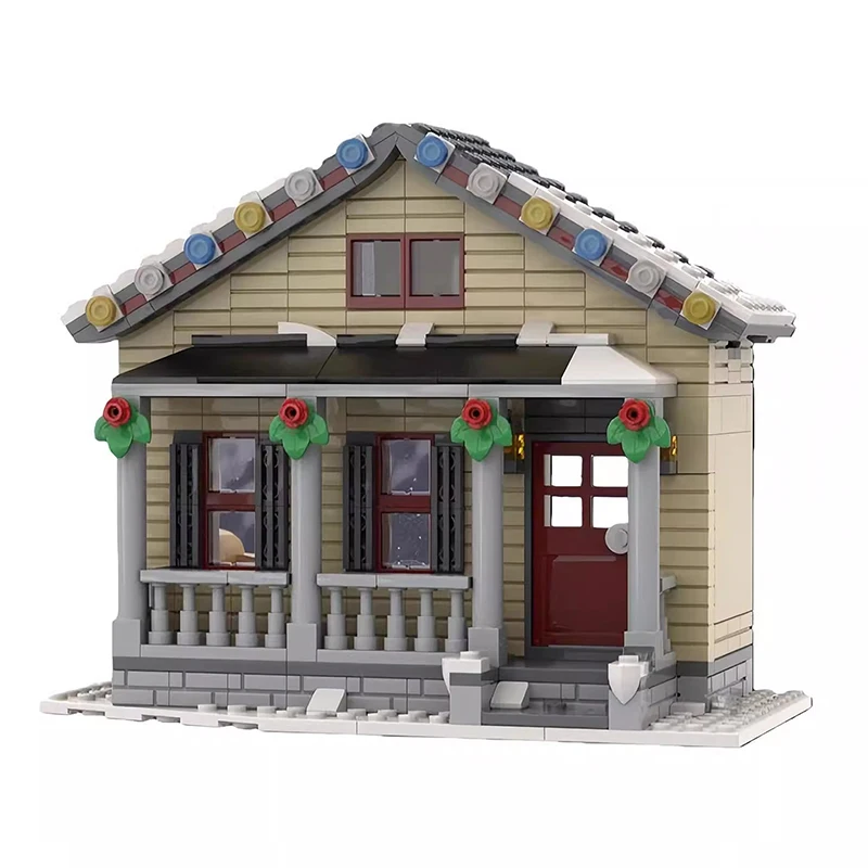 ブリックリンク アイデアーズ シティハウス クリスマス ウィンター バンガロー ヴィレッジ セット アイスクリームショップ ピッツェリア MOC クリエイティブ ビルディングブロック おもちゃ ギフト