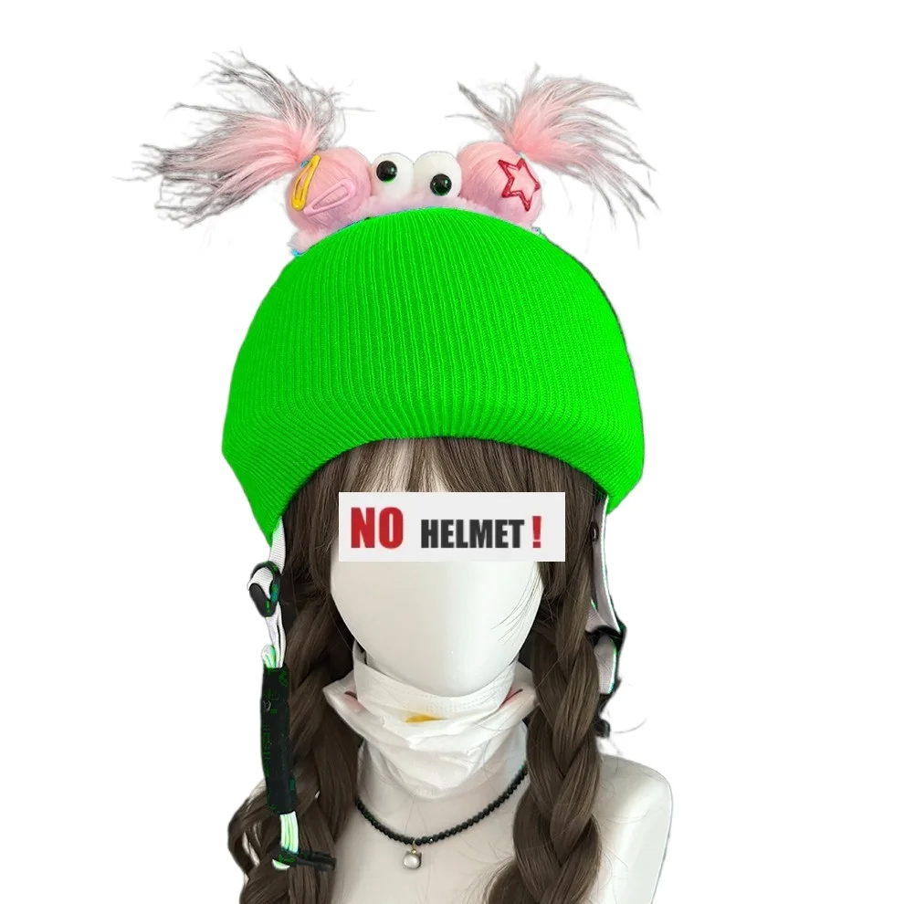 

Лыжный шлем декоративный вязаный чехол для шлема Fuwa милый защитный чехол для лыжного шлема