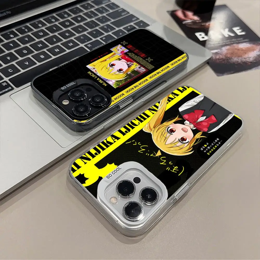 

Bocchi Rock Nijika Ijichi Phone Case for iPhone 17 16 15 14 13 12 11 X XR XS Air Pro Max Plus Black Colorful Silver Cover