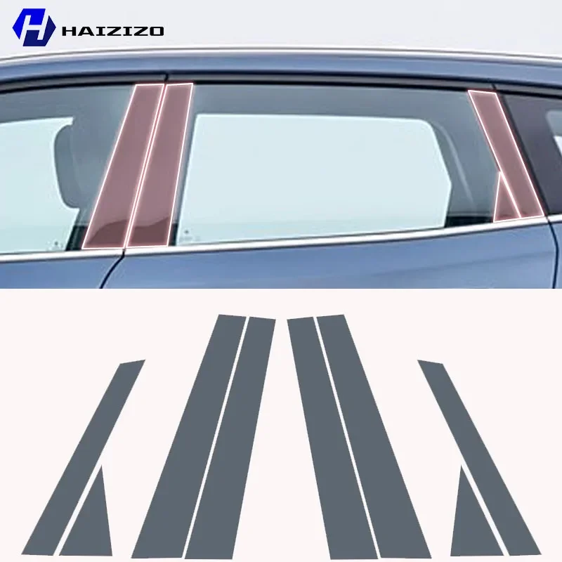 

For BMW X3 G45 2024-2025 B/C pillar protective sticker TPU transparent protective film anti scratch and anti fingerprint refit