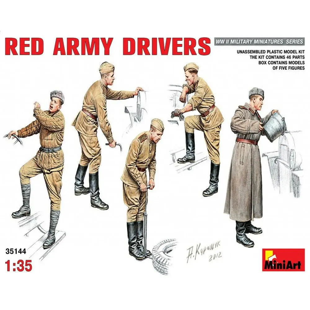 

MiniArt 35144 1/35 Red Drivers - Scale Model Kit