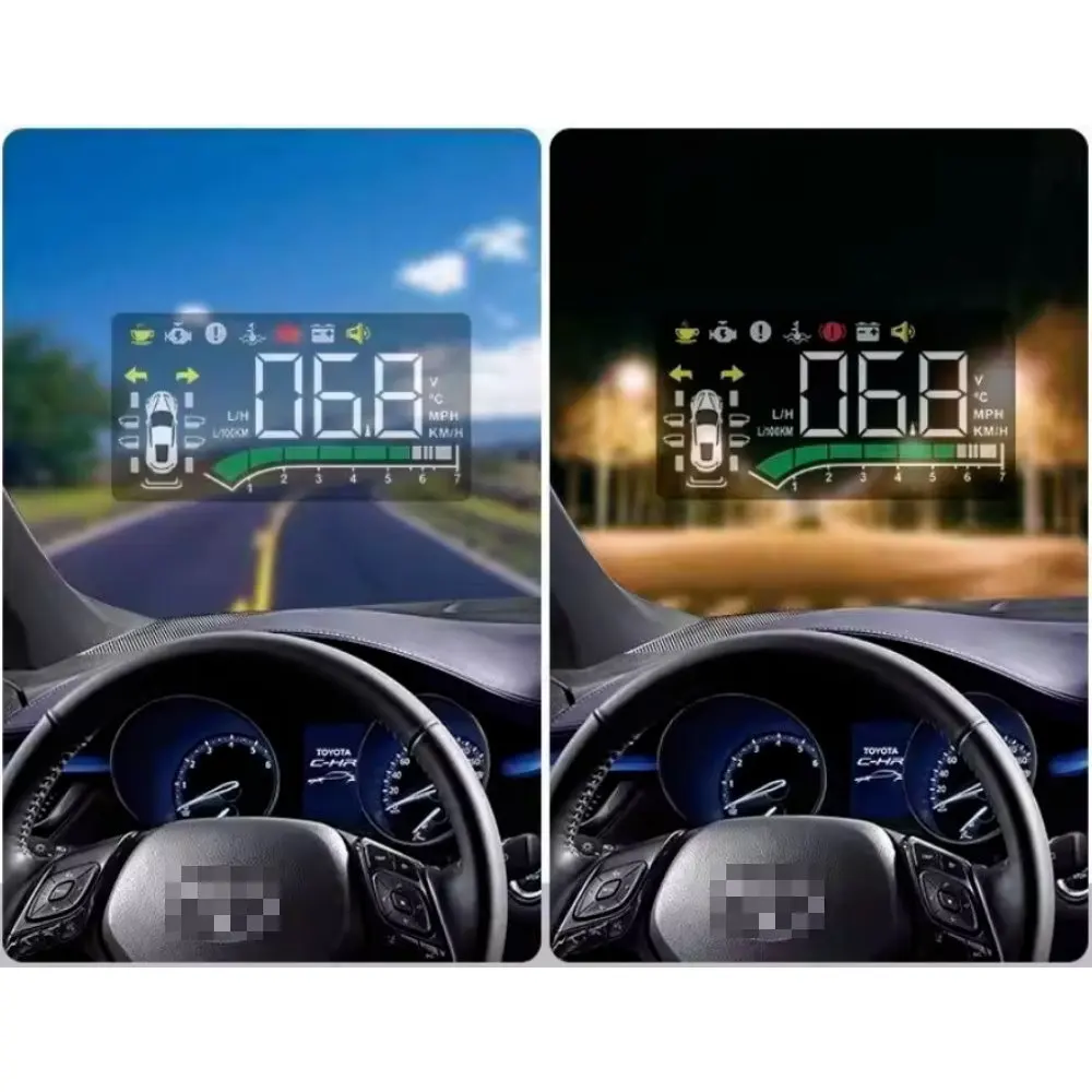Car HUD Head Up Display For Subaru Legacy Outback (BS/BT) 2014-2025 LED Screen Windshield Projector Speaker Cover Accessories view 4