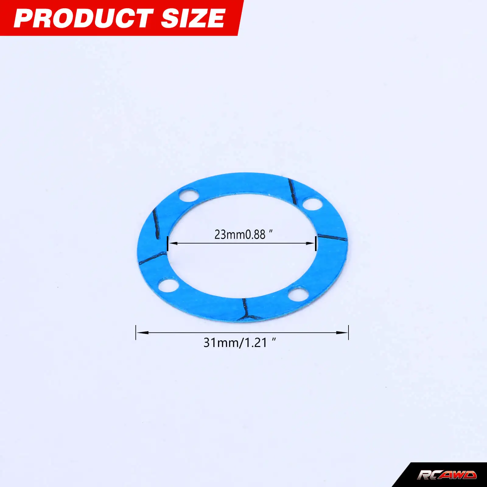 RCAWD 3 szt. O-ringi typu Outdrive i uszczelki Diff do 1/8 Losi LMT RC części do modernizacji samochodów