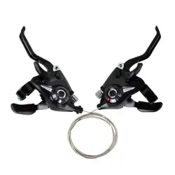 Mountain Bike Shifter EF51-7 / EF51-8 MTB Bike Brake Lever Shifter Set Aluminum Alloy 3x 7 / 3x8 Speed Shifter Bike Accessories