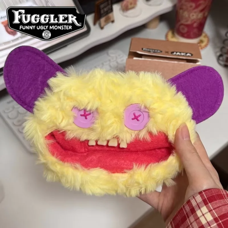 

Hot Fuggler Original Funny Ugly Monster Coin Purse Keychain Lab Escape Plan Series Cartoon Kawaii Doll Toys Accessories Gift