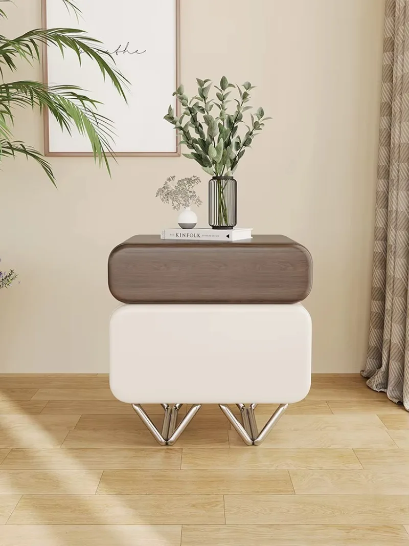 Small apartment, Italian bedside table wooden, bedroom locker