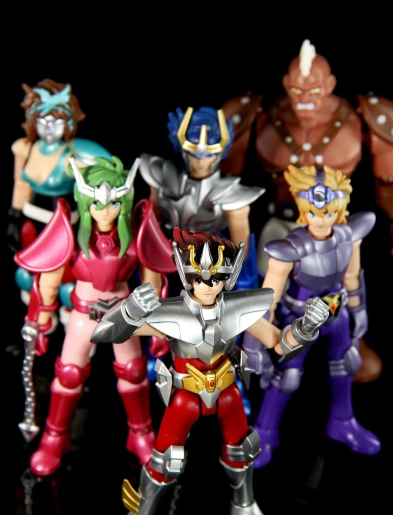 

In Stock Original Blokees X Saint Seiya Galaxy Version Series 1st Trendy Blind Box Collect Decoration Model Surprise Gift Toys