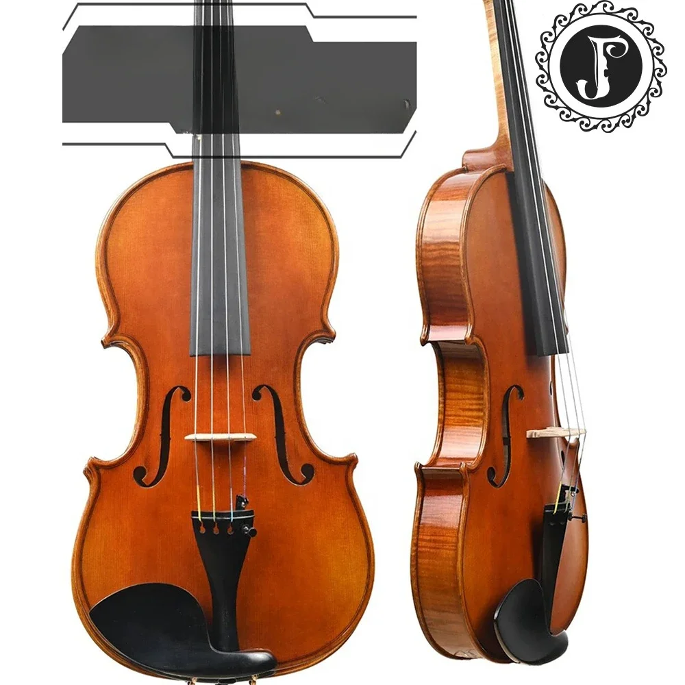 Full-Size Handmade Professional 1/32 -4/4 Violin Top Selling Advanced Flamed Maple With Spruce Face Nice Violin For Performance