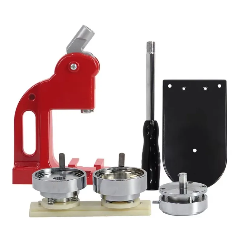 Pin Button Making Machine for Sale Plastic Button Badge Machine With Mould 25/32/37/44/50/58/75mm