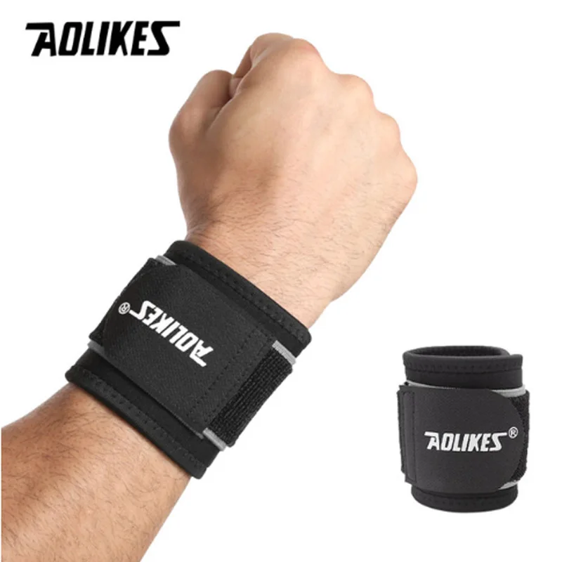 1 Piece Wristband Wrist Support Weight Lifting Gym Training Wrist Support Brace Straps Wraps Crossfit Powerlifting Wristband