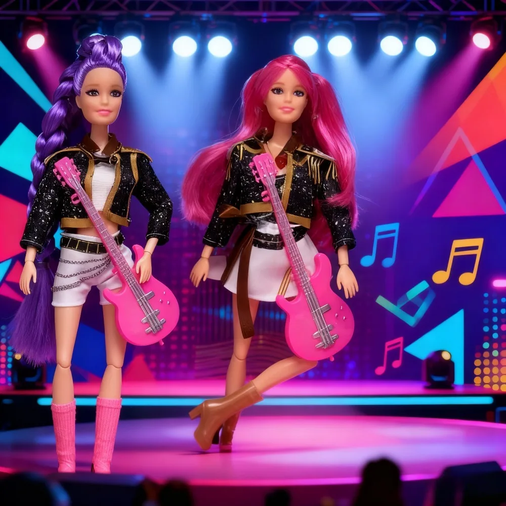 Kpop Demon Hunters Action Figure Toy Model Derpys Tiger Rumi Mira Zoey Sussy With Colorful Lights For Fans Christmas Gifts