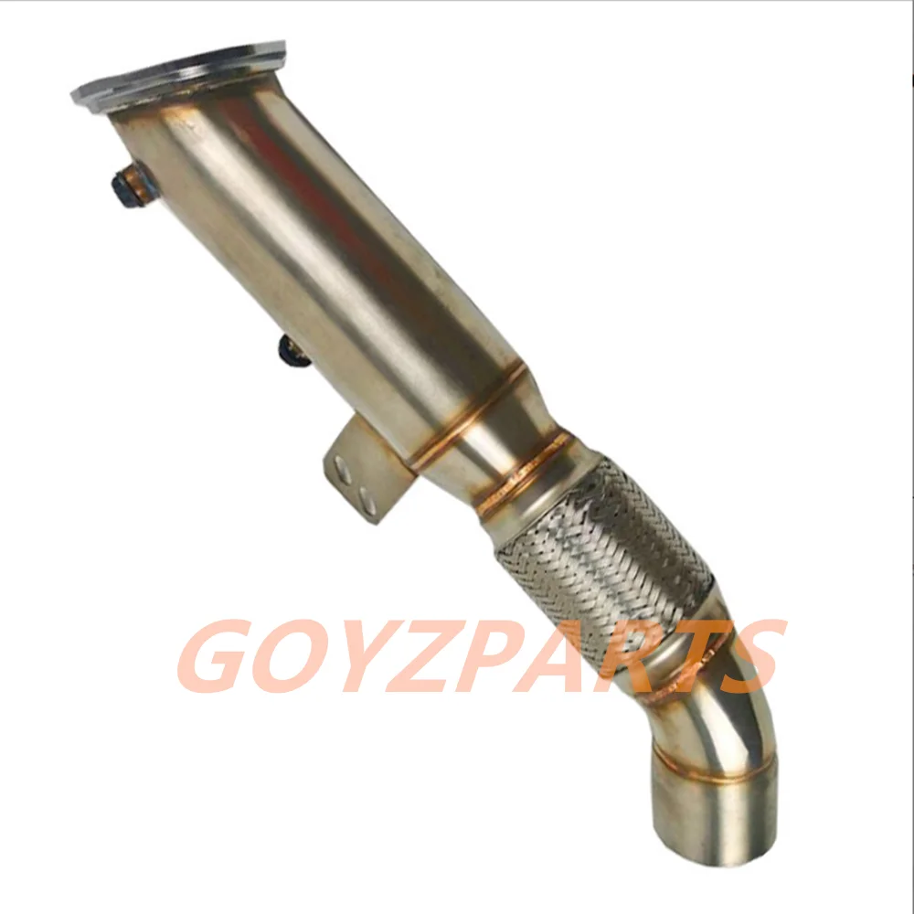 Car Modification Exhaust Pipe Muffler Suitable For BMW B58 M240i 340i 440i 540i 740iX Drive Stainless Steel