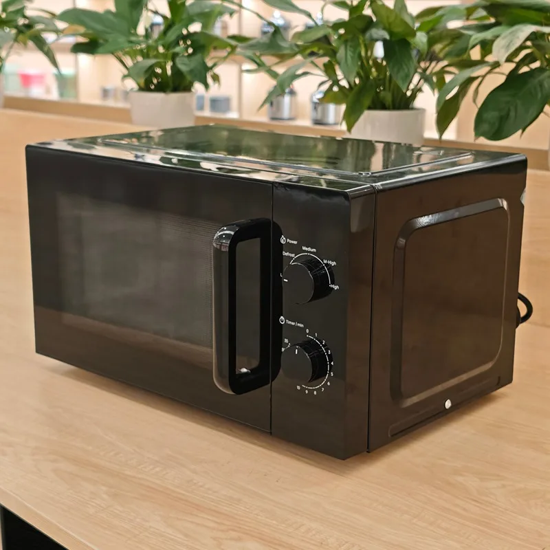 

In Stock 20L Electric Home Black Microwave Oven Household Appliances with Grilling Function Electric Power