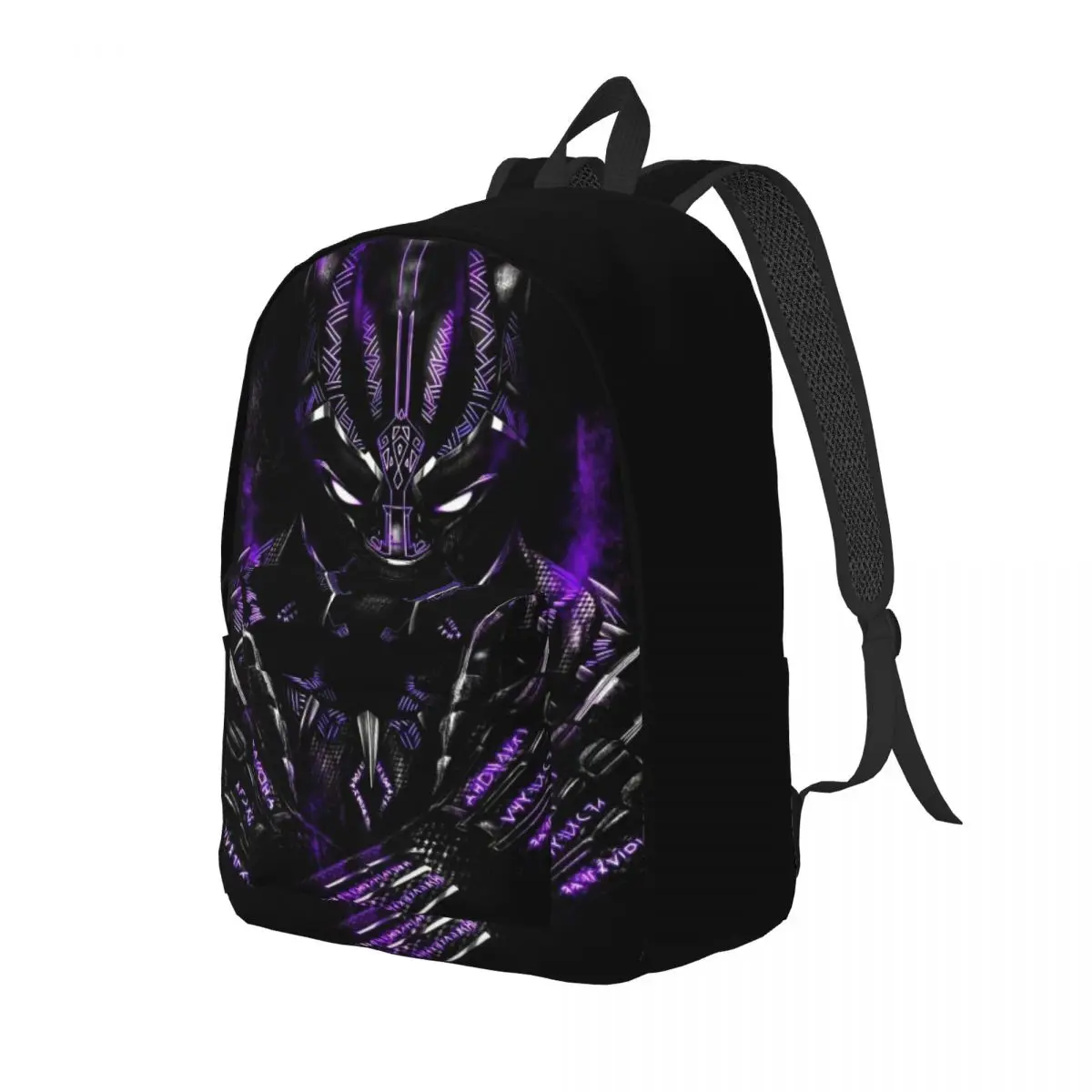 Custom Black Panther Wallpaper Canvas Backpacks for Women Men Water Resistant School College Bag Print Bookbags