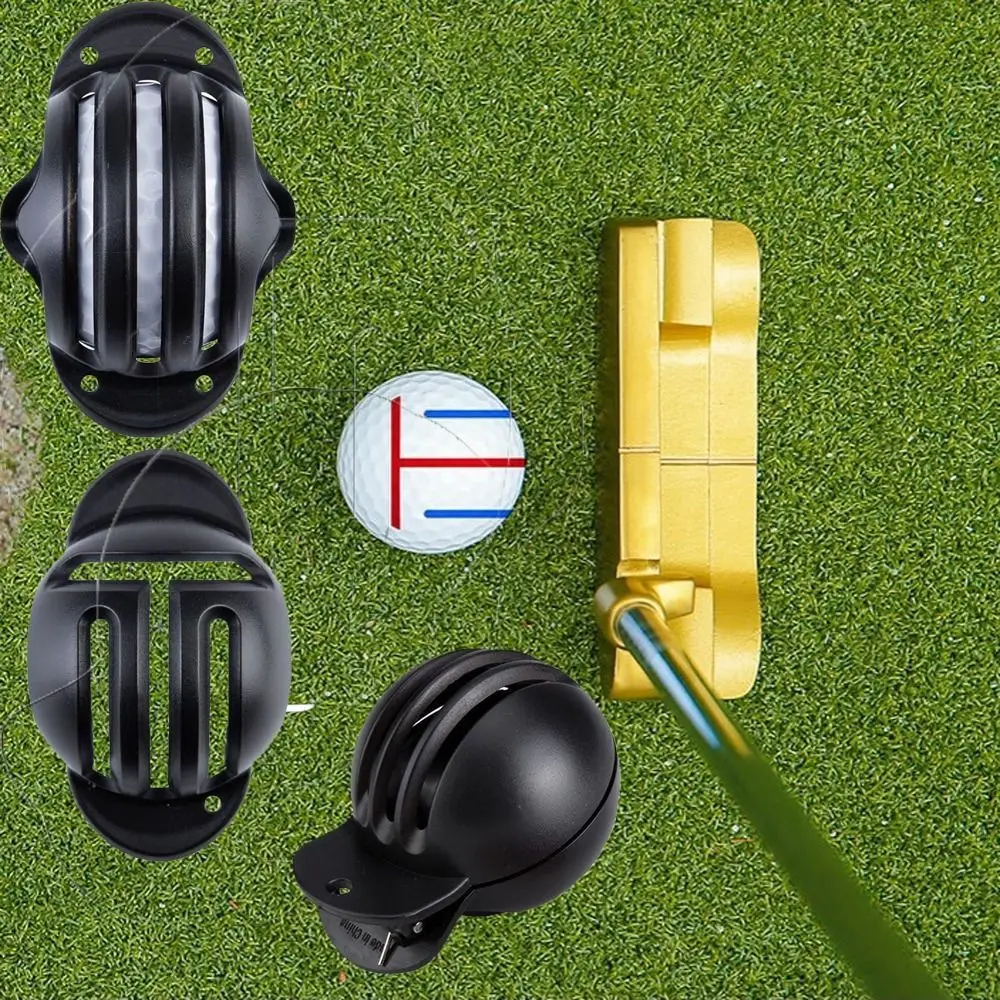 1 Set With 2 Pens Golfs Ball Line Marker Marking Line Portable Golf Scribe Non Fading Template Golf Ball Marker Pen