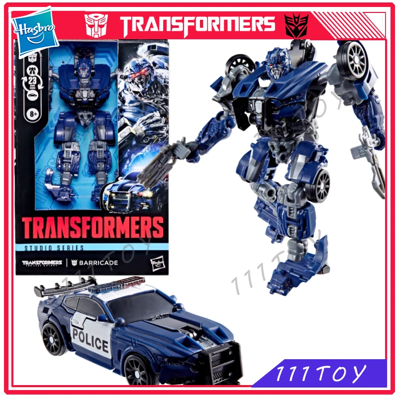 

In Stock Hasbro Transformers Classic Toys Age Of The Primes Deluxe Barricade Action Figure Robot Toy Collectibles Gifts Hobbies
