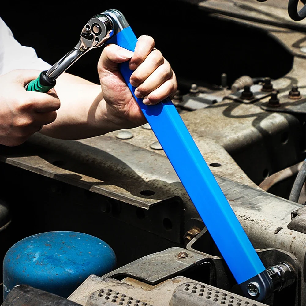 مفتاح تمديد أوفست مدمج، مفتاح تمديد احترافي بدون أوفست، أداة تمديد مساحة ضيقة، 4 محولات أداة إصلاح السيارة