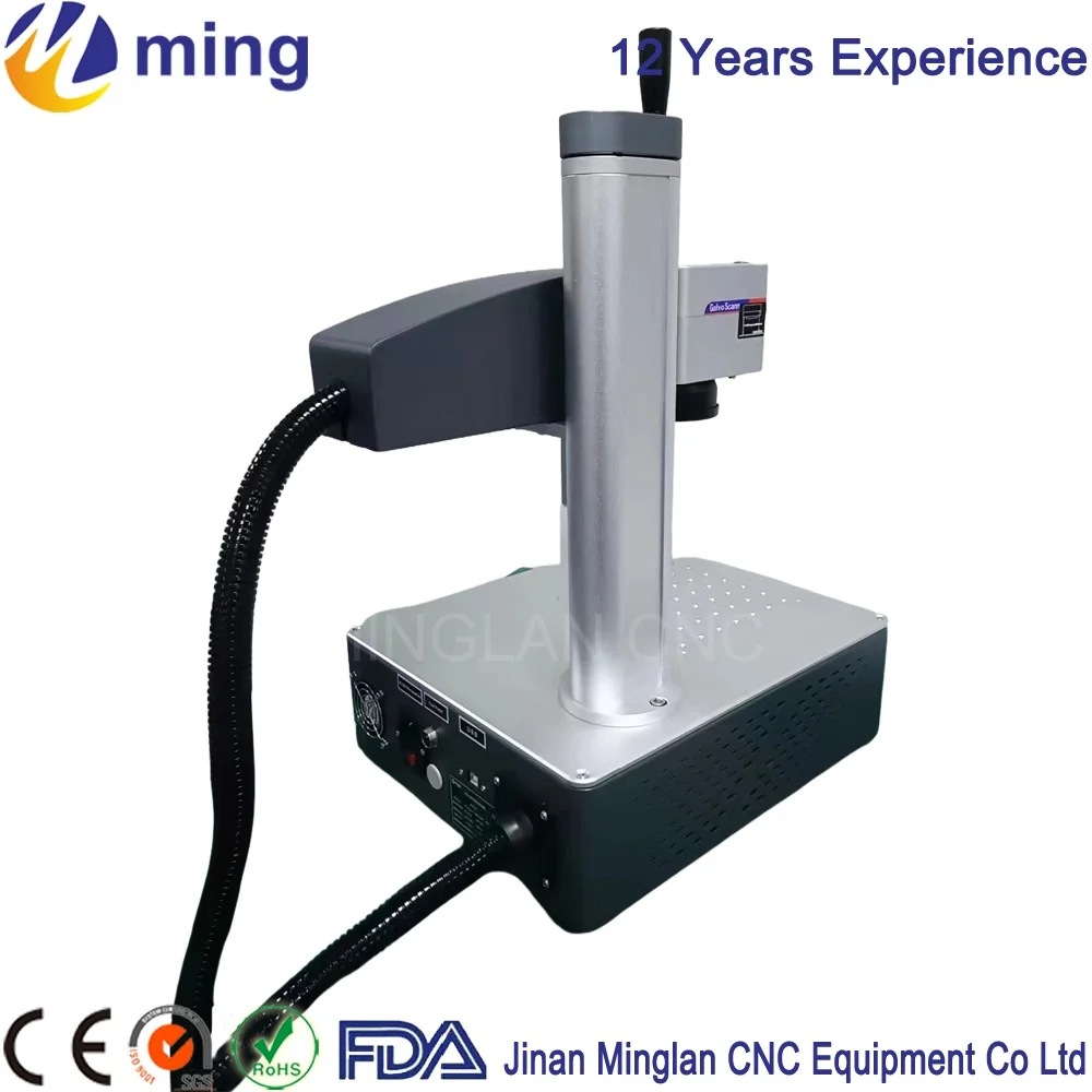 

Portable Mini Fiber Laser Marking Machine MAX 20W 30W 50W Laser Source, Engraving Metal, Plastic, Jewelry