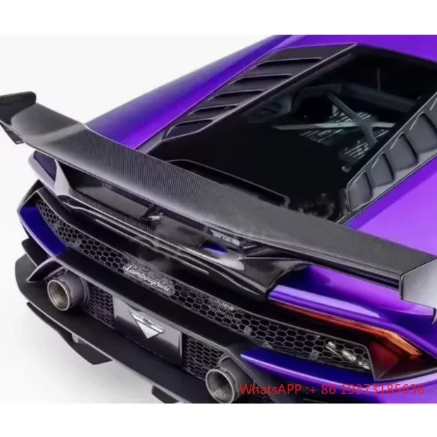 

Dry Carbon Fiber Vorstein STO Style Rear Wing Car Spoiler For Lamborghini Huracan LP580 LP610 EVO