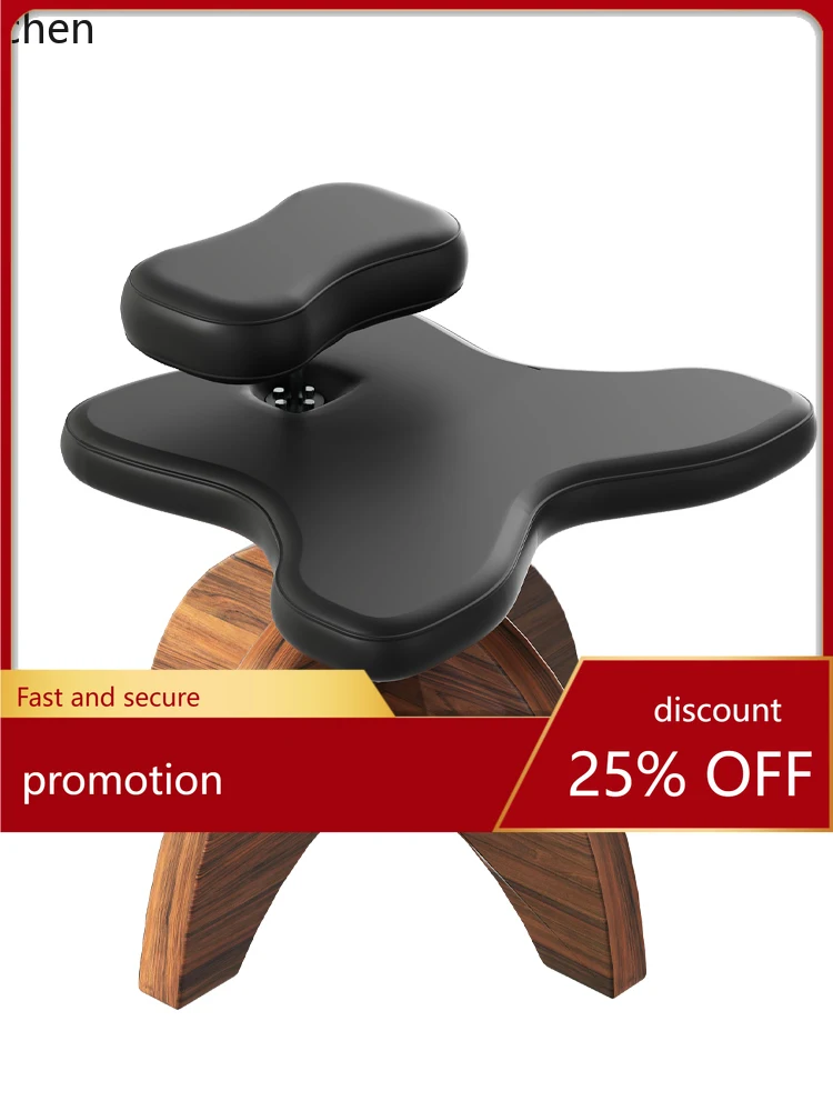 YFY Cross Leg Chair Seat No Sitting Soul Meditation Seat Lifting Wooden Leg Stool