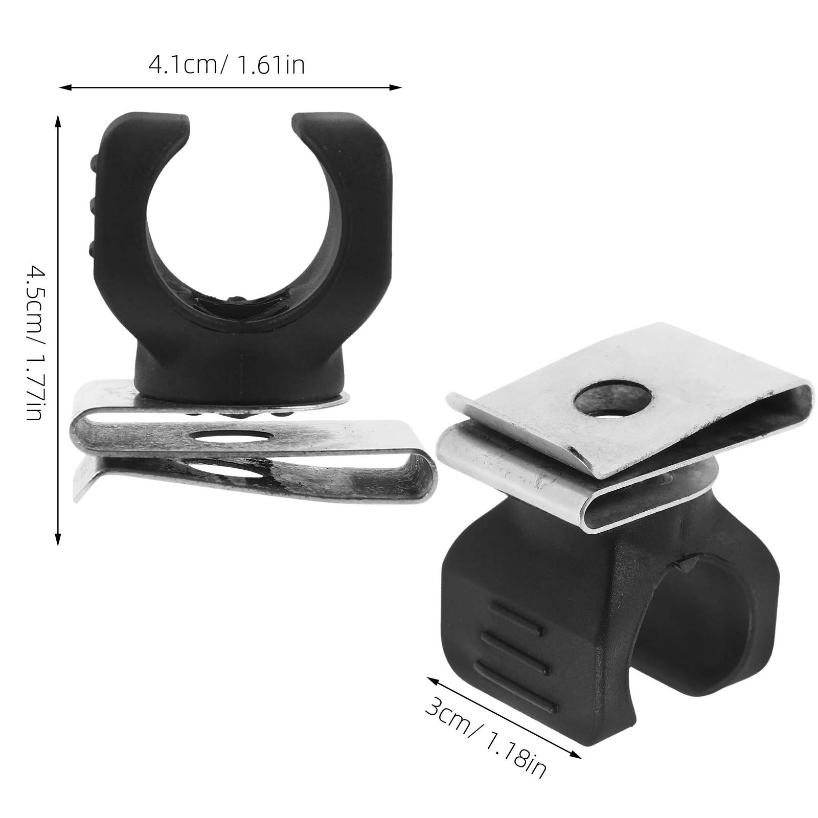 Hard Hat Flashlight Holder Clip Clips Clamp Construction Brackets Led Mount Accessories