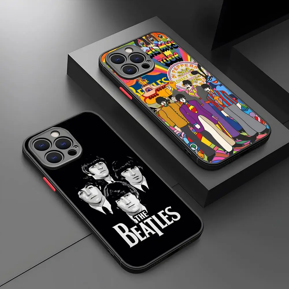 T-The Rock B-Beatles Band Phone Case Matte Transparent Back For IPhone 16 15 14 13 12 11 Pro Max X XR XSMax 7 8 Plus Cover