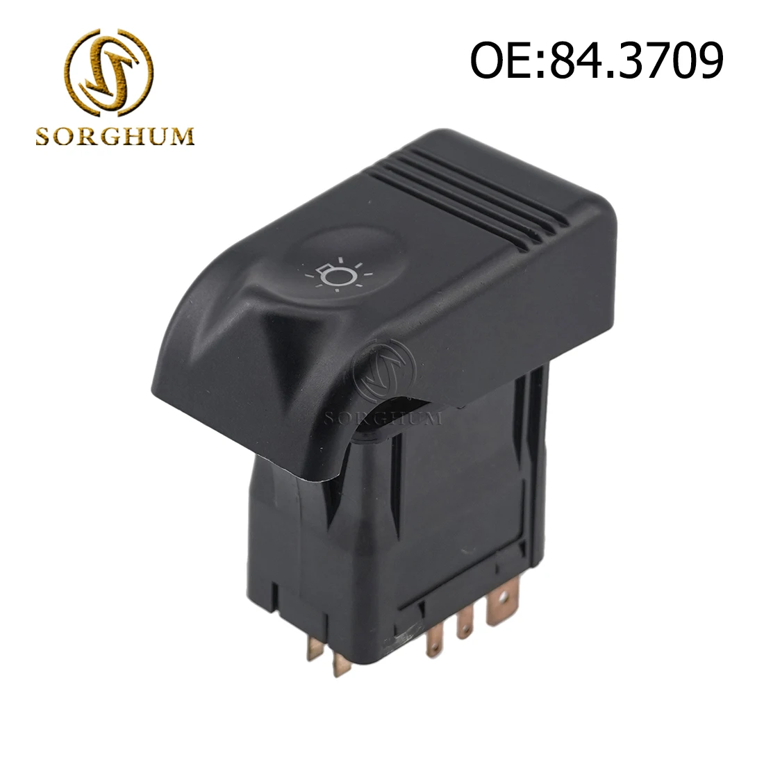 

Sorghum 1 PC of 12-24B 84.3709 Ty 37003 1211-86 ВАЗ-2110 Auto Head Light Switch Button For LAD A0505 10 Pins Car Accessries