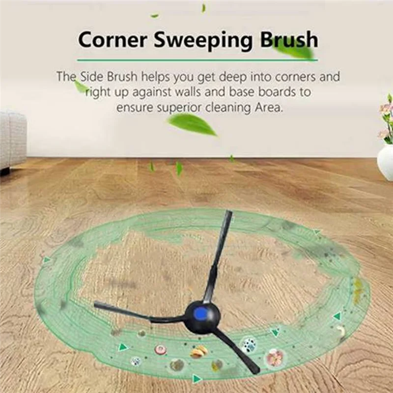 أجزاء المكنسة الكهربائية A02V-32PCS لـ ECOVACS DEEBOT X5 OMNI/X5 PRO OMNI/X5 PRO–قماش ممسحة، فلتر Hepa، فرشاة رئيسية وجانبية متضمنة