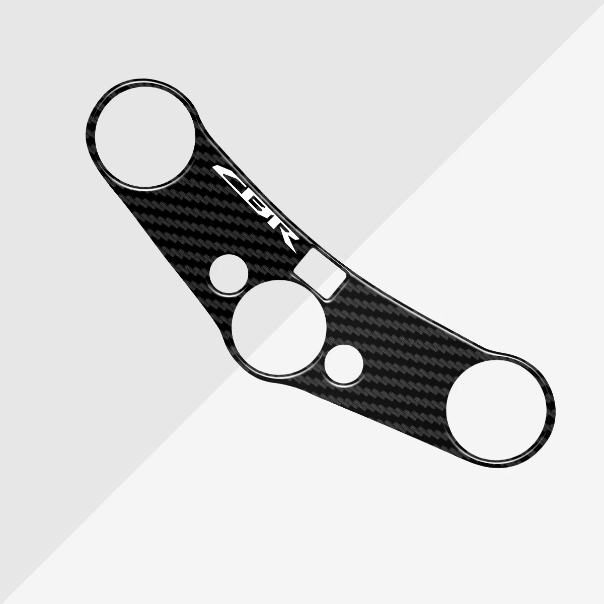 3D Resin Motorcycle Carbon Fiber Stickers Top Triple Clamp Yoke Case for Honda CBR600RR CBR 600RR F5 2007-2016 2015 2014 2013