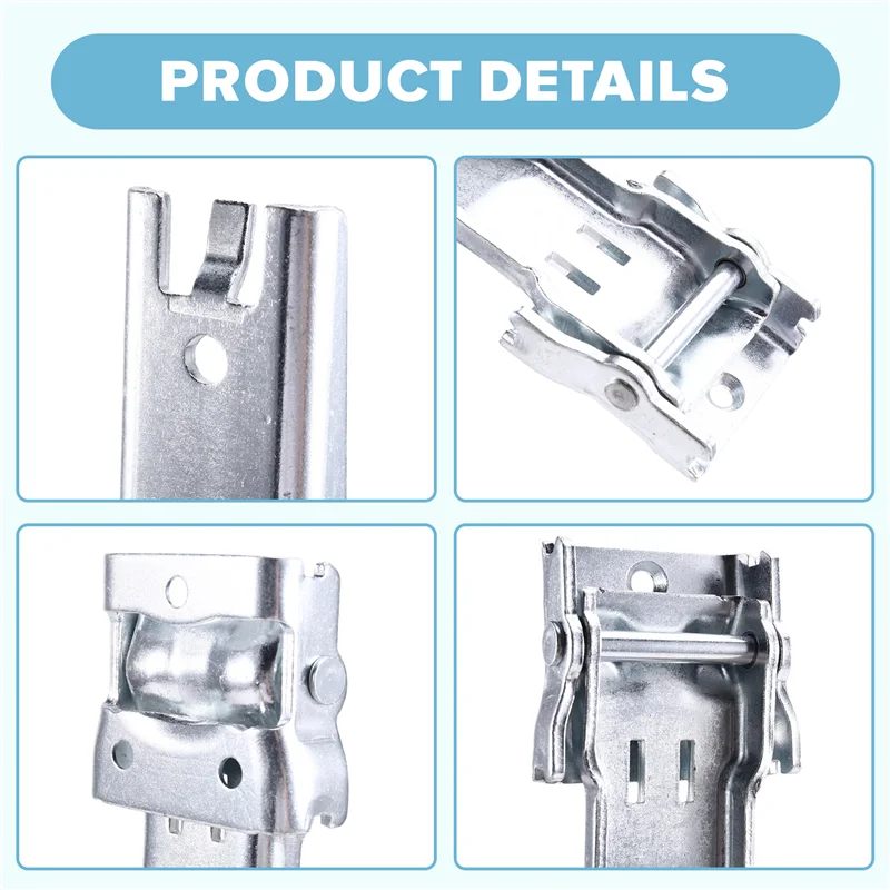 

2007-2018 For Jeep Wrangler Compatible Silver Rear Tailgate Hinges 55395401AC Brand New