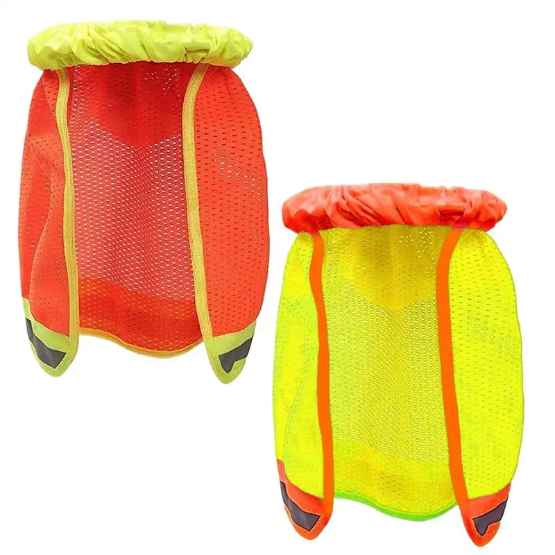 

Hard Hat Shade Hard Hat Visor Sun Shade UV Protection Shield Neck Cover With Reflective Strap Full Brim Adjustable Helmet