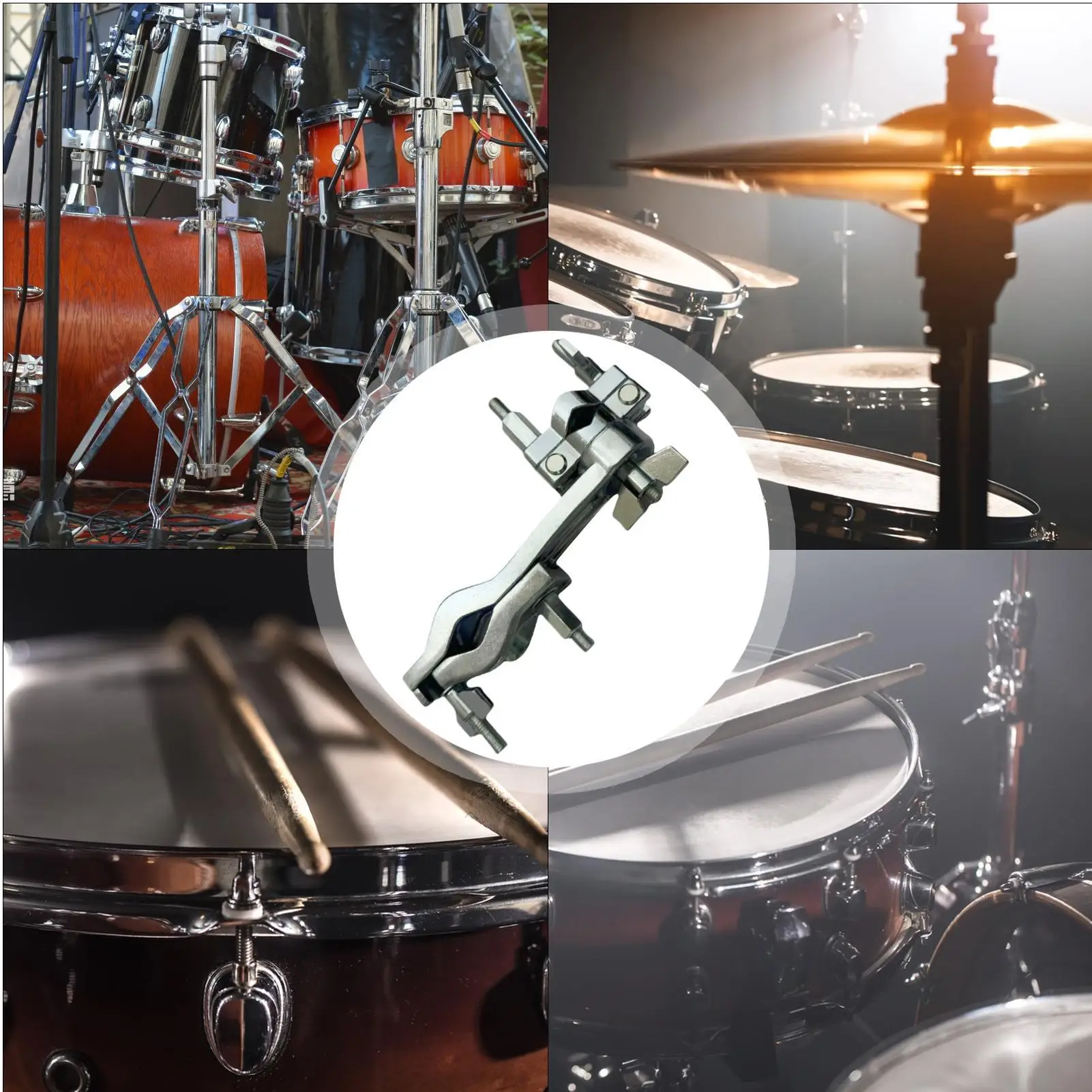 

Гибкий регулируемый металлический кронштейн-держатель для барабанов, комплектующие для перкуссионных стендов, для настольных и сценических инструментов, для практики, записи, концертов, марширующих оркестров