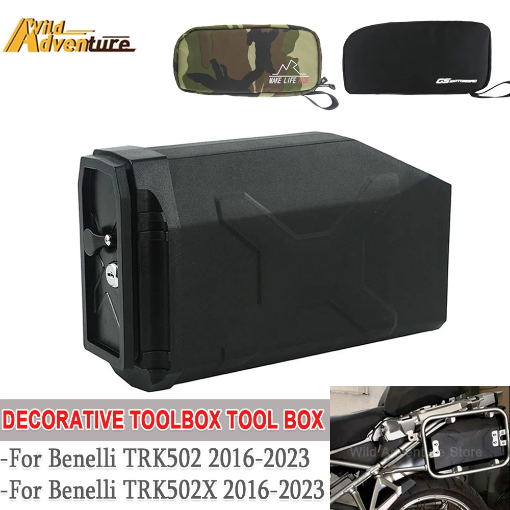 

Motorcycle Decorative Toolbox Tool Box Inner Bag For Benelli TRK502 TRK502X TRK 502 X Decorative Plastic Box Toolbox 5 Liters
