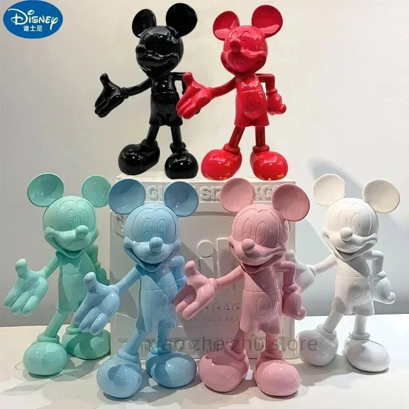 Disney-Figurine en résine pour enfants, figurine de posture de bienvenue, Auckland Anime Cartoon, modèle de statue, jouet d'ornement, Gi, 20 cm, 29cm