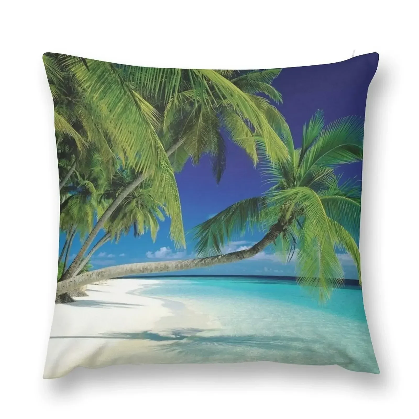 Maldives Polynesia Tropical Beach Photography Throw Pillow Pillow Case Cushion Child pillow