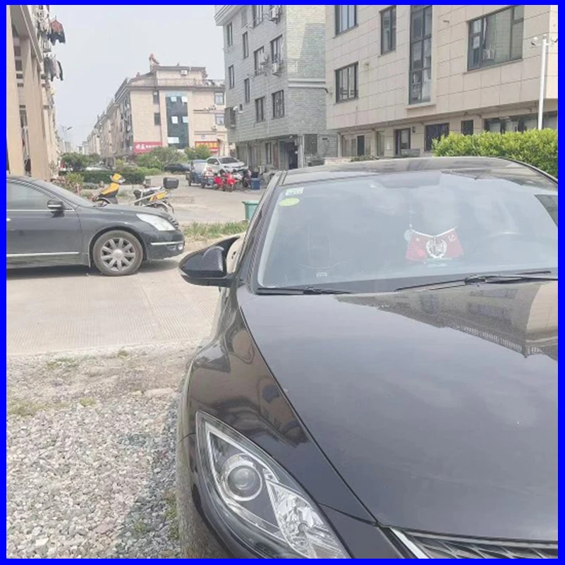 

Car Styling Door Side Wing Rearview Mirror Cover Shell Cap With Horn Sticker Trim For Mazda 6 GH 2009-2012 Auto Accessories