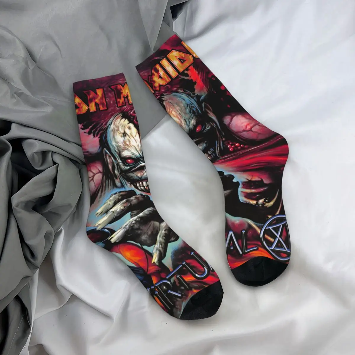 

Couple Socks Iron Maidens Creazy Design Stockings Spring Elegant Warm Soft Socks Design Outdoor Anti Sweat Socks