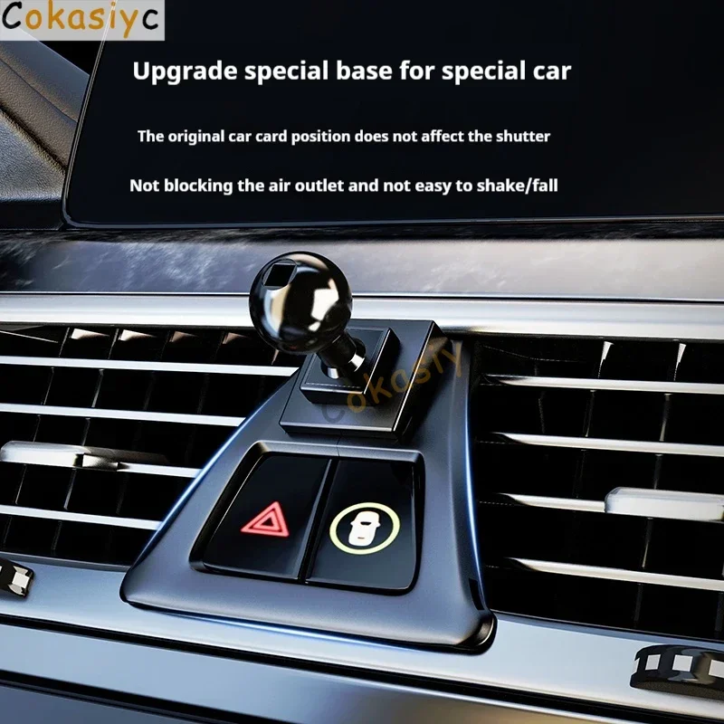 خاص سيارة حامل هاتف المحمول قاعدة فتحات الهواء جبل قوس كليب ل Sehol X7 X8 QX A5 E50A E10X اكسسوارات السيارات التصميم #4