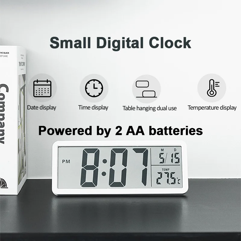 Why the 8-Inch Tiny Digital Clock is the Perfect Timepiece for Your Home or Office
