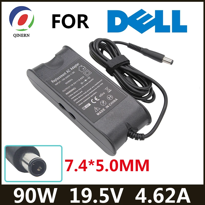 19.5V 4.62A 90W 7.4*5.0mm AC Laptop Charger For Dell E4300 E5410 E6320 E6400 E6430 3521for dell inspiron n5110 Power Adapter